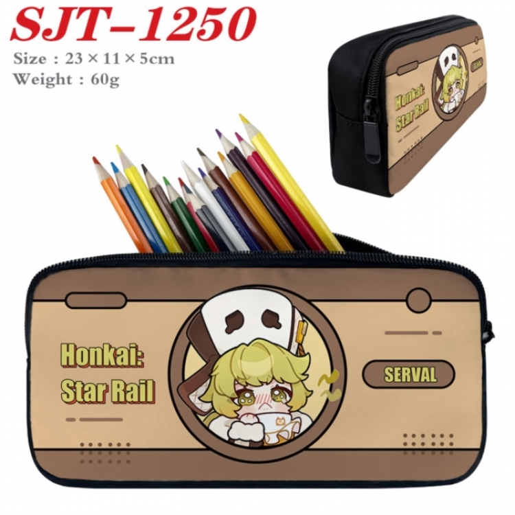 Honkai: Star Rail Anime nylon student pencil case 23x11x5cm