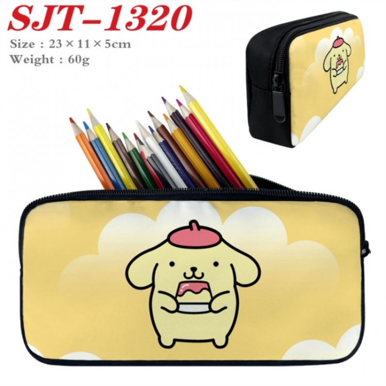 Sanrio Anime nylon student pencil case 23x11x5cm 