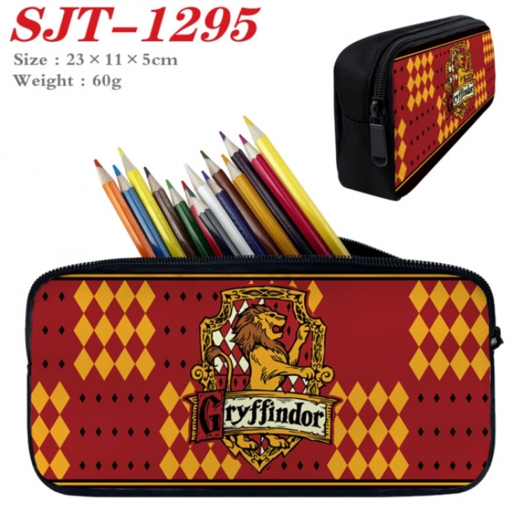 Harry Potter Anime nylon student pencil case 23x11x5cm