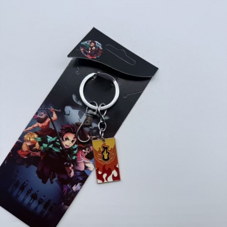 Demon Slayer Kimets Animation metal keychain pendant price for 5 pcs 