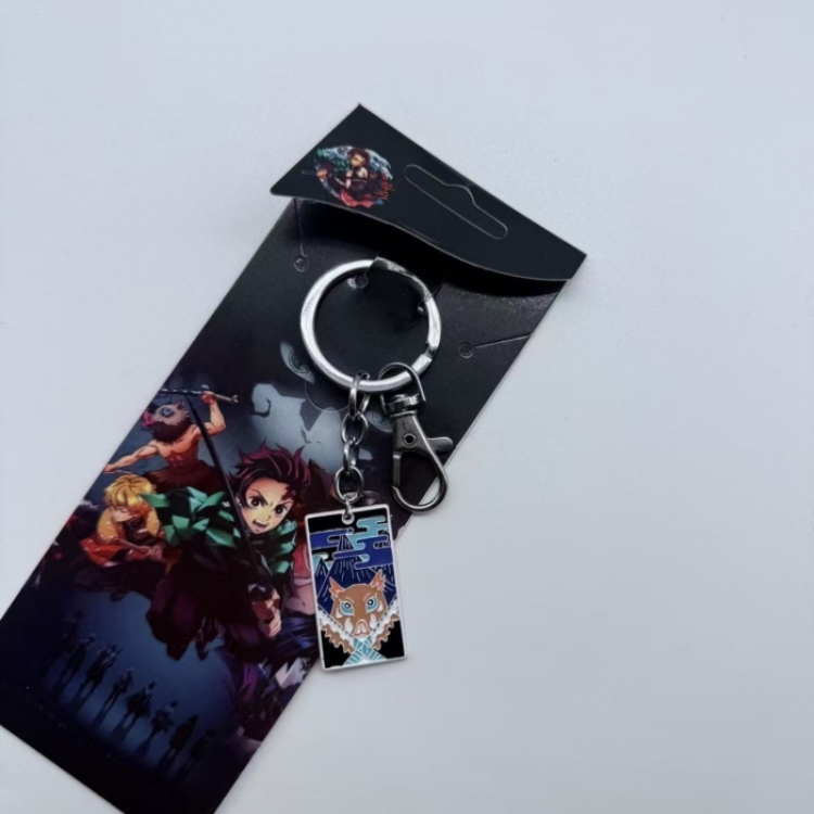 Demon Slayer Kimets Animation metal keychain pendant price for 5 pcs 