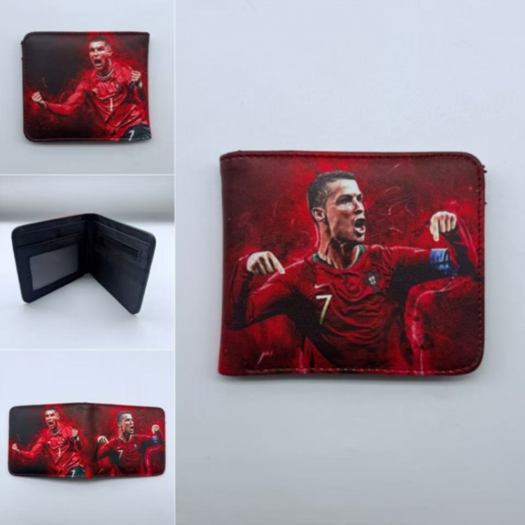 Cristiano Ronaldo Full color Two fold short card case wallet 11X9.5CM