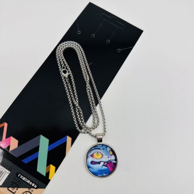 K-Pop Demon Hunters Anime peripheral metal necklace price for 5 pcs