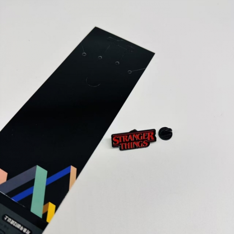 Stranger Things Anime cartoon metal brooch  price for 5 pcs 