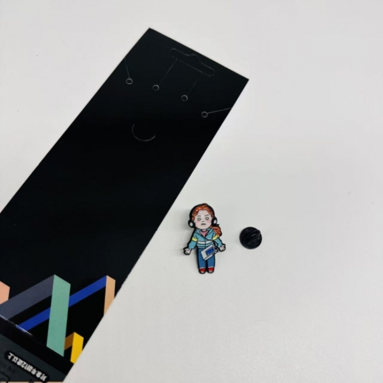 Stranger Things Anime cartoon metal brooch  price for 5 pcs 