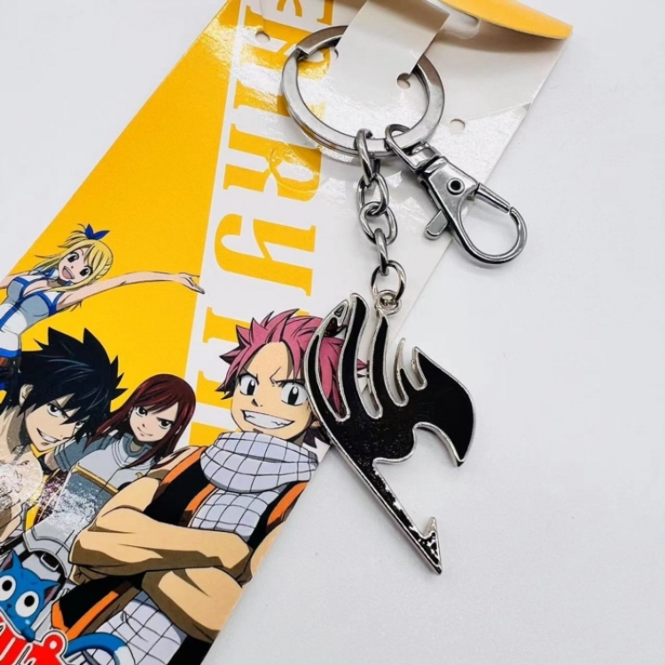Fairy tail Animation metal keychain pendant price for 5 pcs 