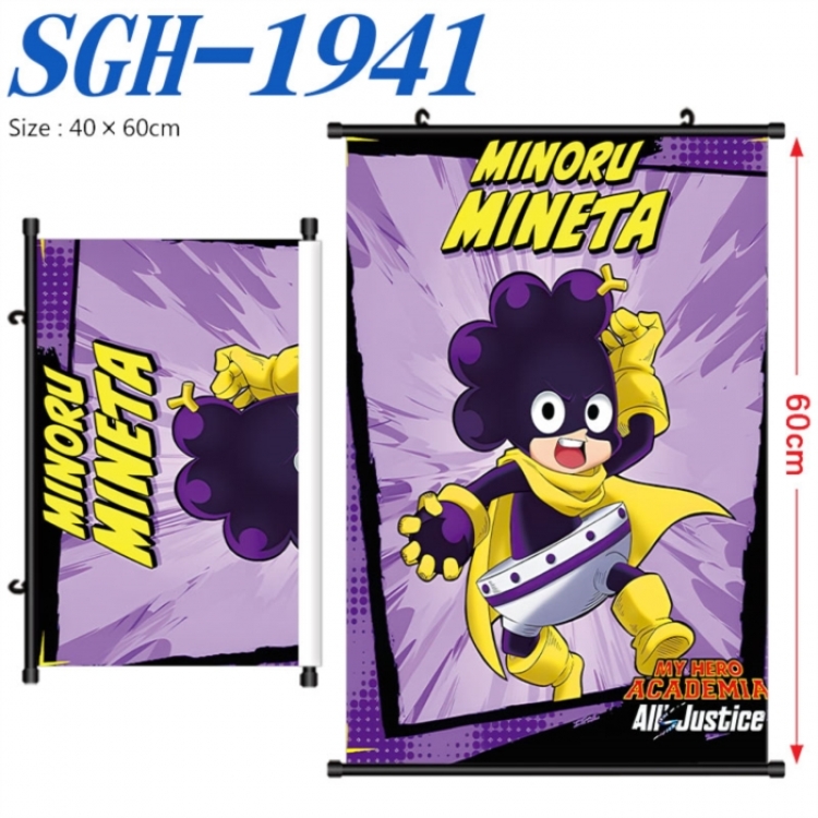 My Hero Academia Anime digital printed pole style hanging picture Wall Scroll 40x60cm