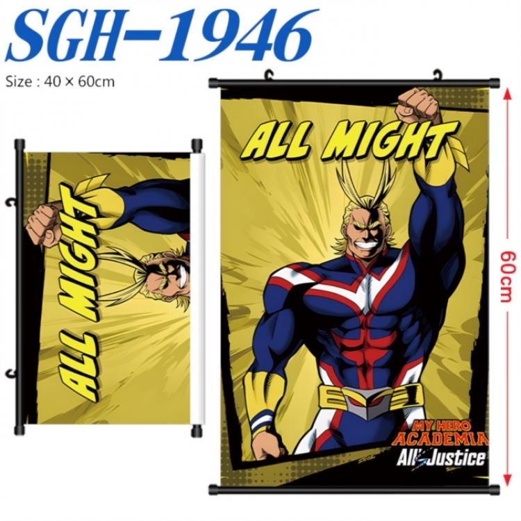 My Hero Academia Anime digital printed pole style hanging picture Wall Scroll 40x60cm