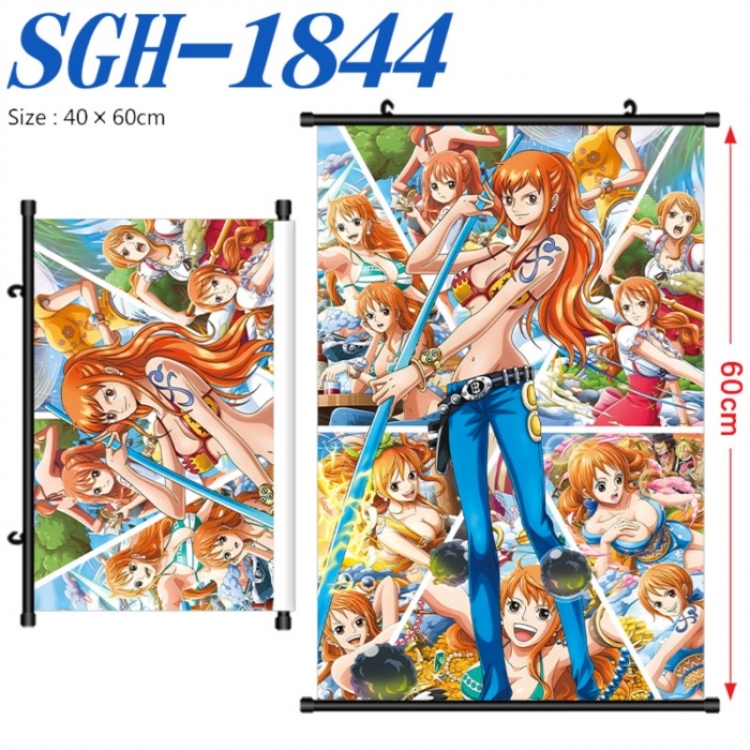 One Piece Anime digital printed pole style hanging picture Wall Scroll 40x60cm