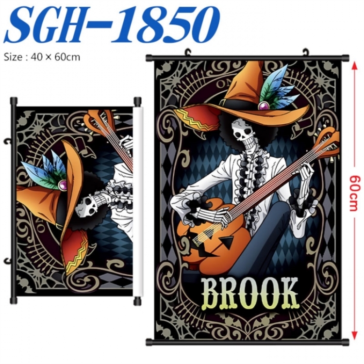 One Piece Anime digital printed pole style hanging picture Wall Scroll 40x60cm