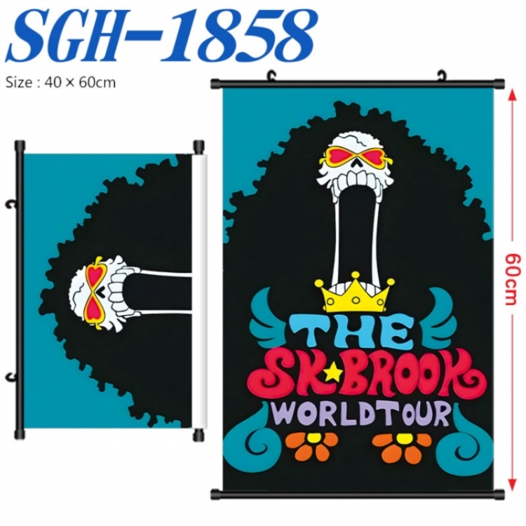 One Piece Anime digital printed pole style hanging picture Wall Scroll 40x60cm