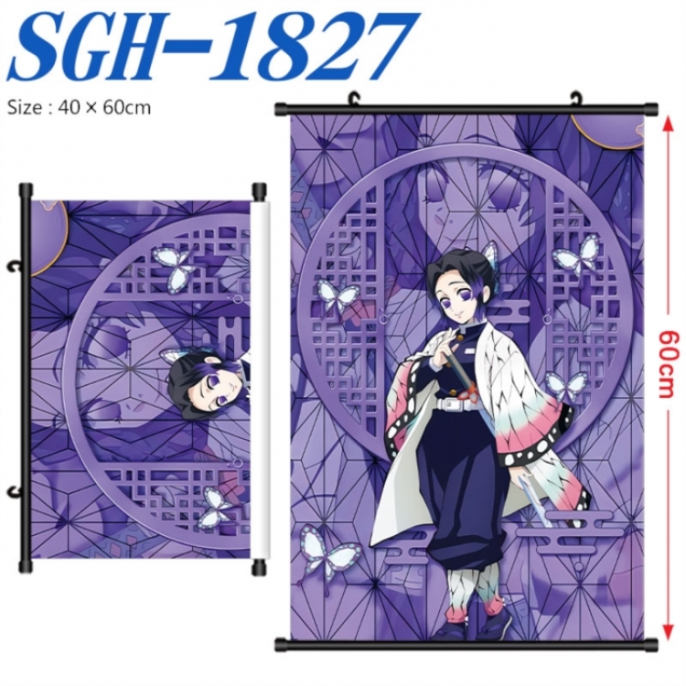 Demon Slayer Kimets Anime digital printed pole style hanging picture Wall Scroll 40x60cm