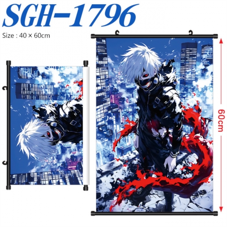 Tokyo Ghoul Anime digital printed pole style hanging picture Wall Scroll 40x60cm