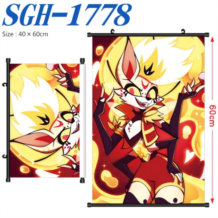 Hazbin Hotel Anime digital printed pole style hanging picture Wall Scroll 40x60cm