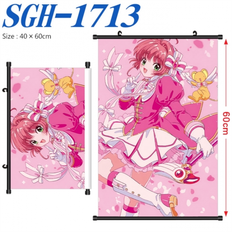 Card Captor Sakura Anime digital printed pole style hanging picture Wall Scroll 40x60cm