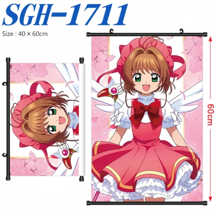 Card Captor Sakura Anime digital printed pole style hanging picture Wall Scroll 40x60cm