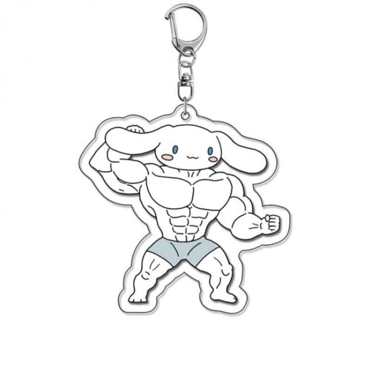 Sanrio Anime Acrylic Keychain Charm price for 5 pcs