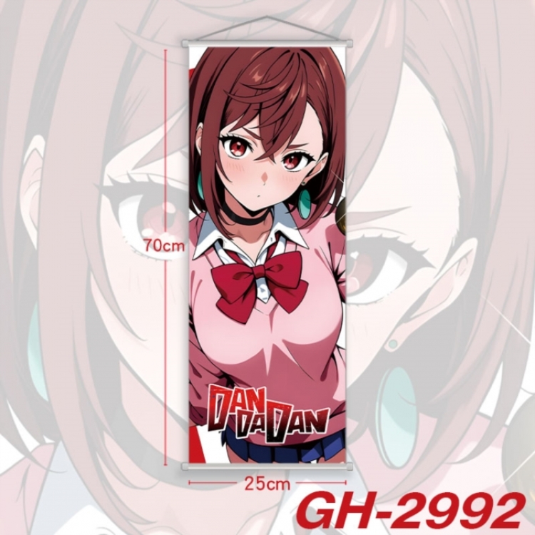 DANDADAN Plastic Rod Cloth Small Hanging Canvas Painting Wall Scroll 25x70cm price for 5 pcs