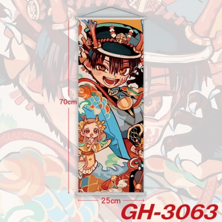 Toilet-bound Hanako-kun Plastic Rod Cloth Small Hanging Canvas Painting Wall Scroll 25x70cm price for 5 pcs