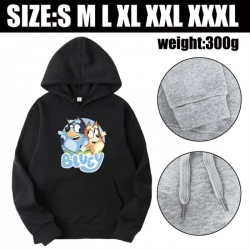 Bluey Anime printed hooded swe...