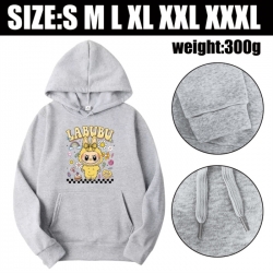 Labubu Anime printed hooded sw...