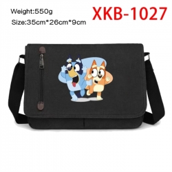 Bluey Anime Retro Canvas Shoul...