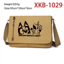 Bluey Anime Retro Canvas Shoul...