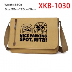 Bluey Anime Retro Canvas Shoul...