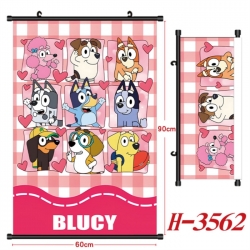 Bluey Anime Black Plastic Rod ...