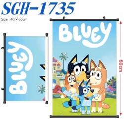 Bluey Anime digital printed po...
