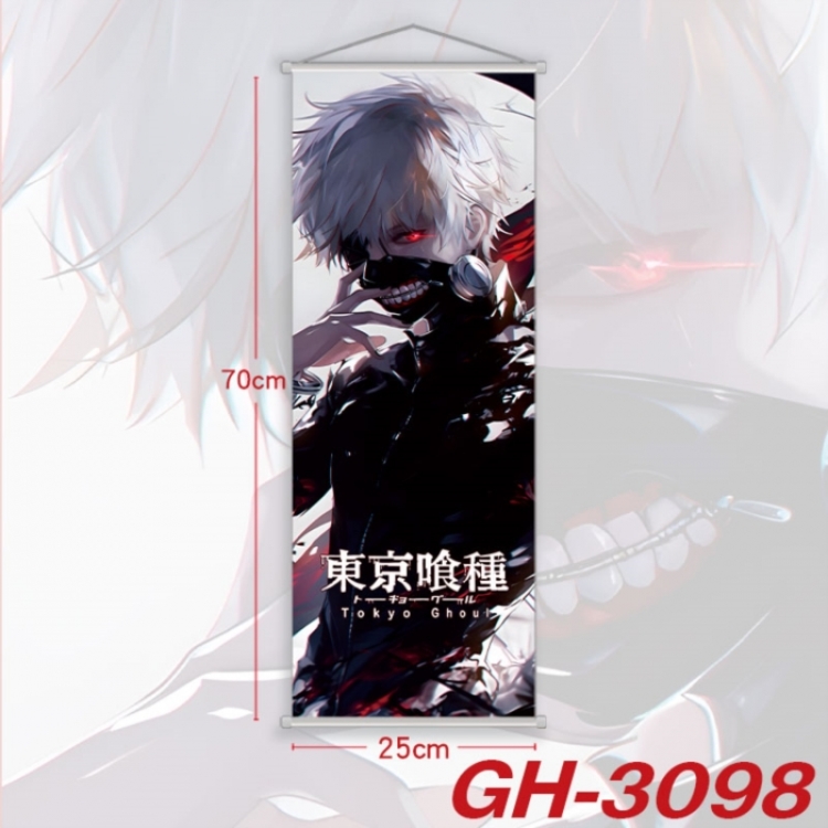 Tokyo Ghoul Plastic Rod Cloth Small Hanging Canvas Painting Wall Scroll 25x70cm price for 5 pcs