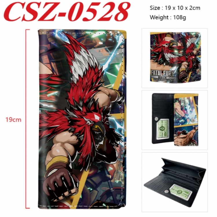 City of the Wolves Anime peripheral long three fold wallet 19x10x2cm