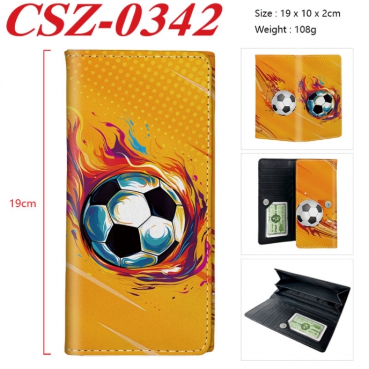 Ball games Anime peripheral long three fold wallet 19x10x2cm