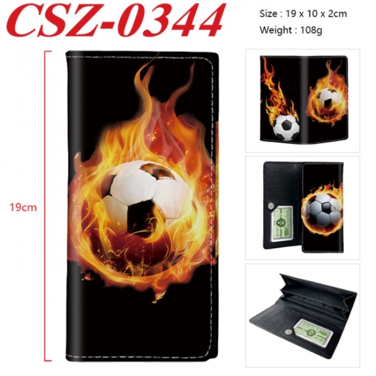 Ball games Anime peripheral long three fold wallet 19x10x2cm