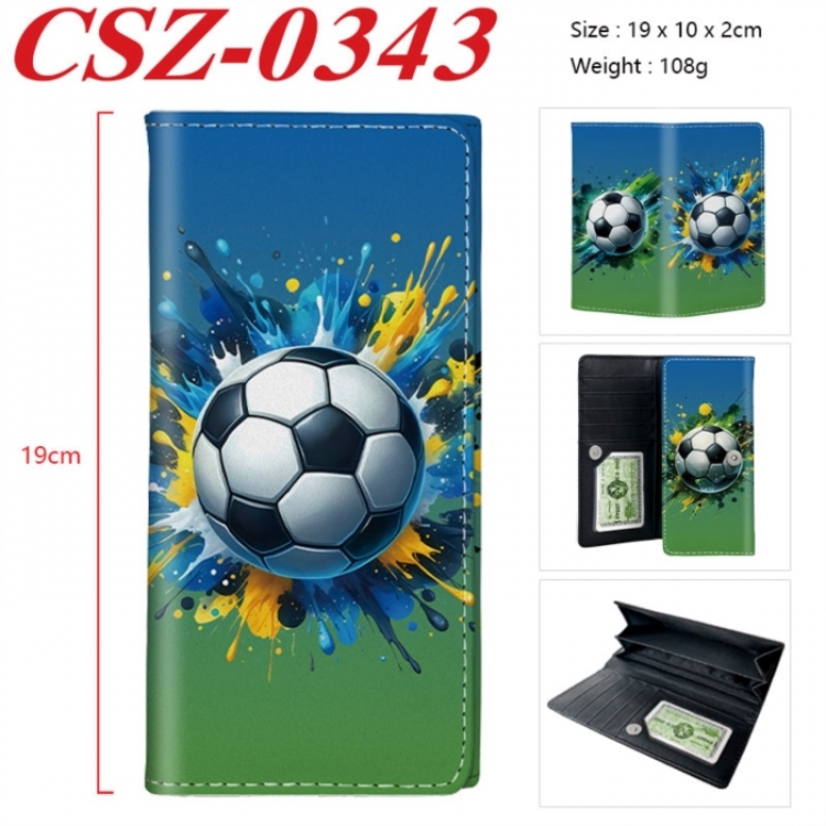 Ball games Anime peripheral long three fold wallet 19x10x2cm