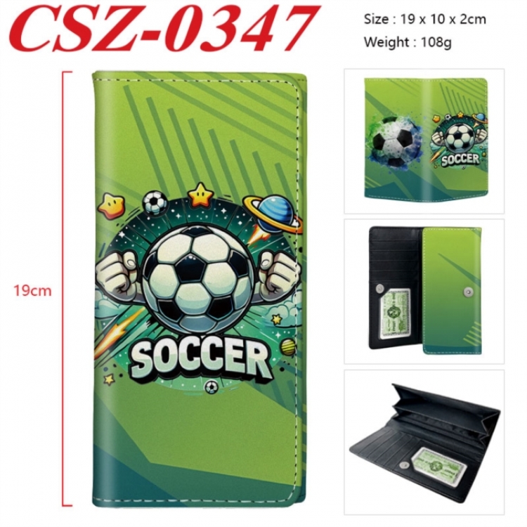 Ball games Anime peripheral long three fold wallet 19x10x2cm