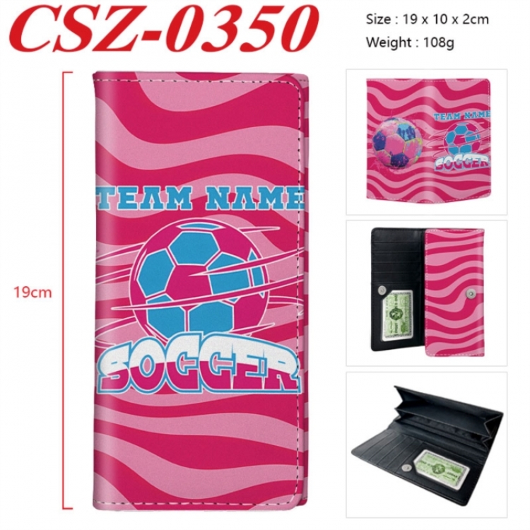 Ball games Anime peripheral long three fold wallet 19x10x2cm