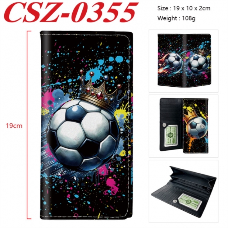 Ball games Anime peripheral long three fold wallet 19x10x2cm