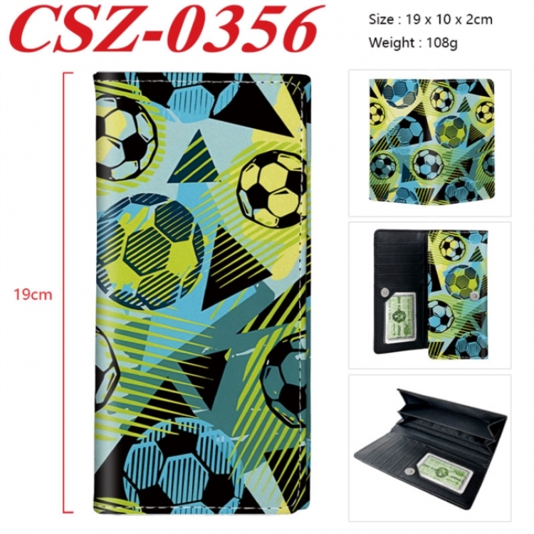 Ball games Anime peripheral long three fold wallet 19x10x2cm