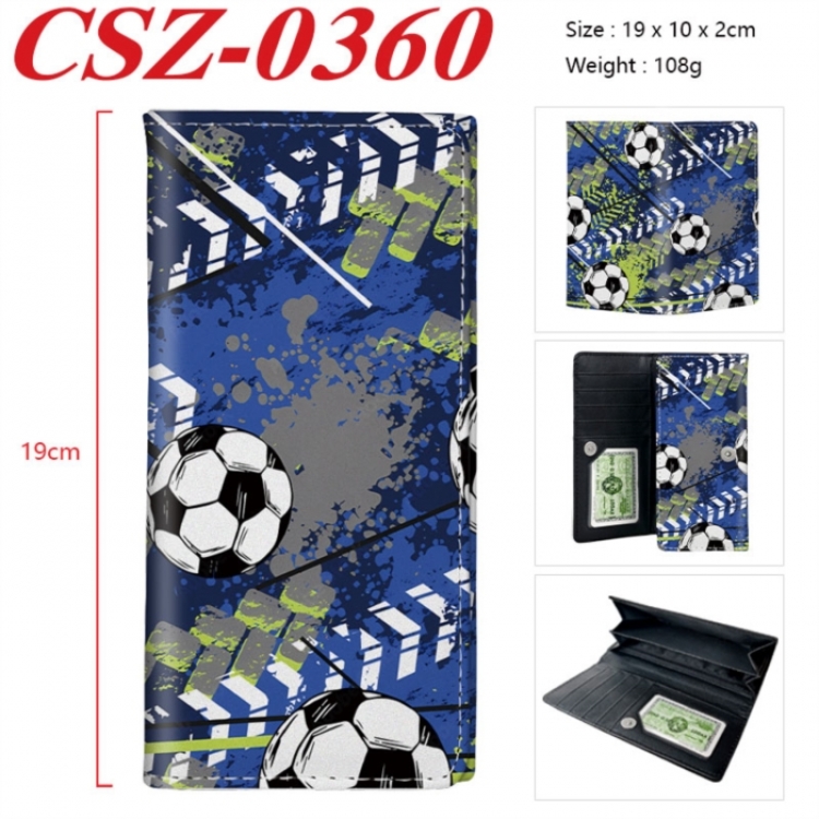 Ball games Anime peripheral long three fold wallet 19x10x2cm