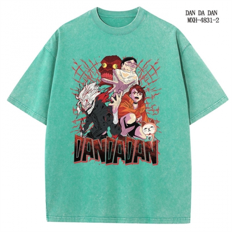 DANDADAN Anime peripheral pure cotton washed and worn T-shirt from S to 2XL