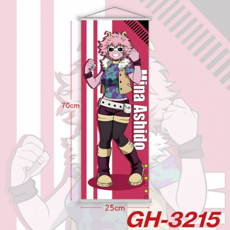 My Hero Academia Plastic Rod Cloth Small Hanging Canvas Painting Wall Scroll 25x70cm price for 5 pcs