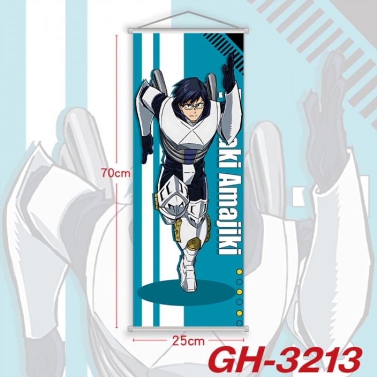 My Hero Academia Plastic Rod Cloth Small Hanging Canvas Painting Wall Scroll 25x70cm price for 5 pcs