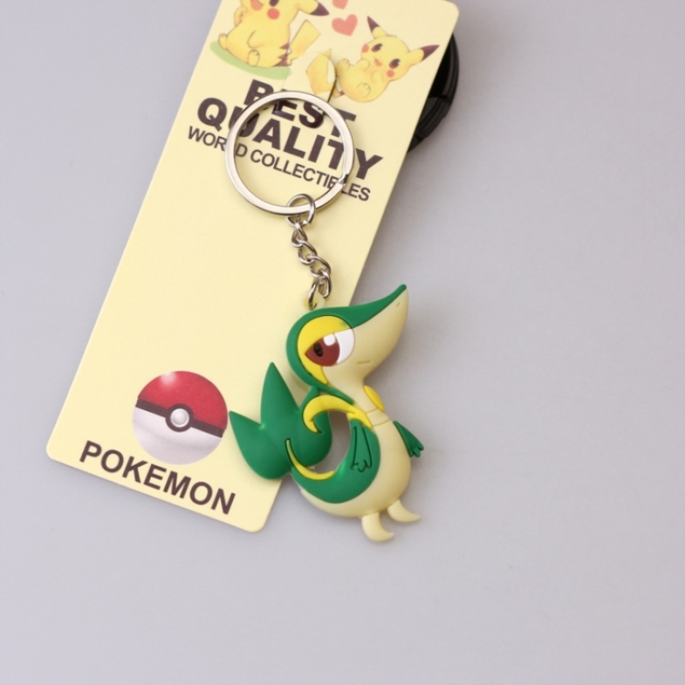 Pokemon Double sided soft adhesive keychain PVC pendant 4CM-6CM price for 10 pcs
