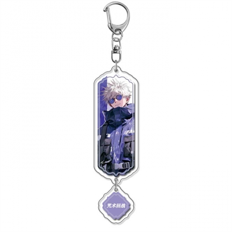 Jujutsu Kaisen Anime peripheral acrylic keychain Long pendant 8.5cm price for 5 pcs