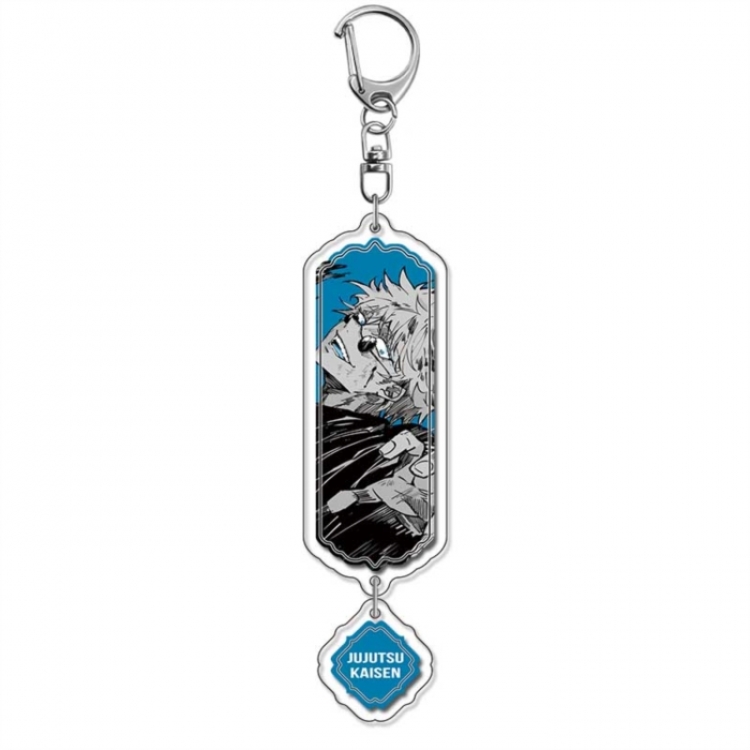 Jujutsu Kaisen Anime peripheral acrylic keychain Long pendant 8.5cm price for 5 pcs
