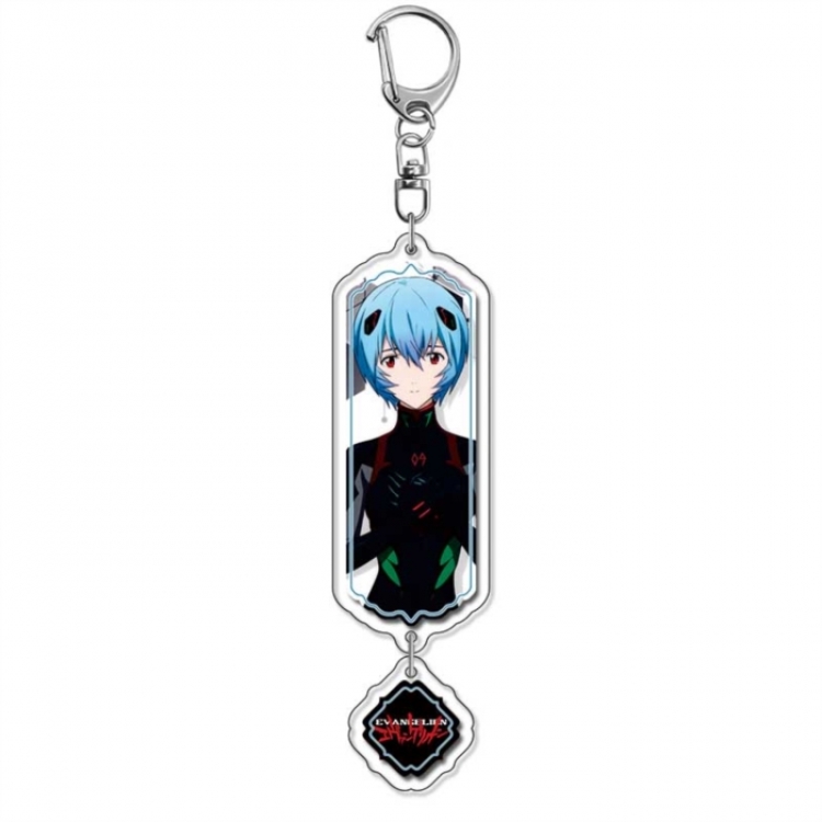 EVA  Anime peripheral acrylic keychain Long pendant 8.5cm price for 5 pcs