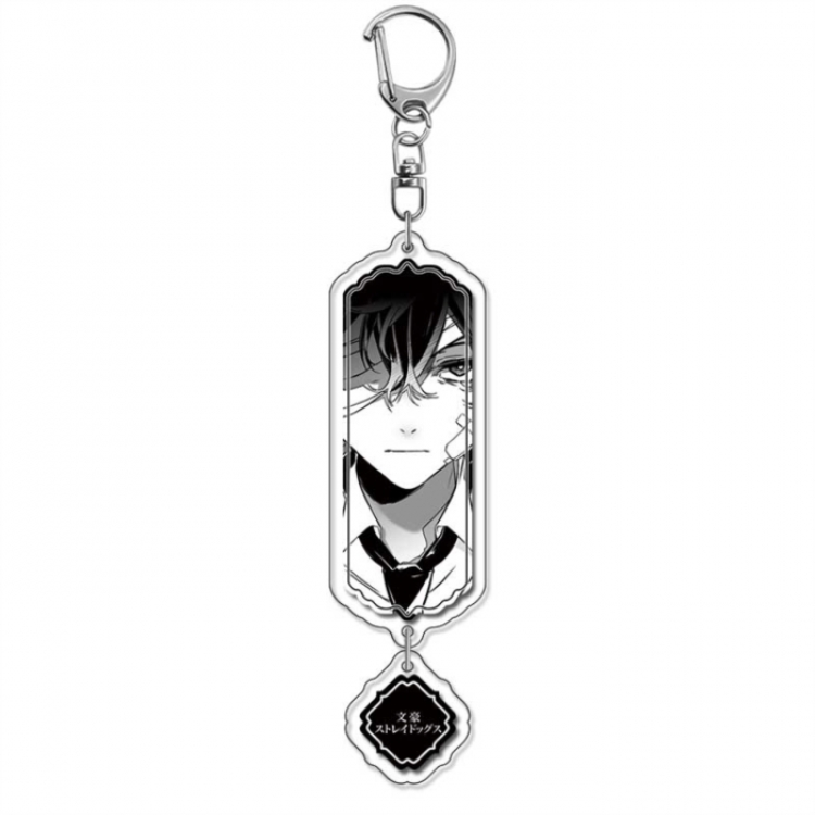 Bungo Stray Dogs Anime peripheral acrylic keychain Long pendant 8.5cm price for 5 pcs