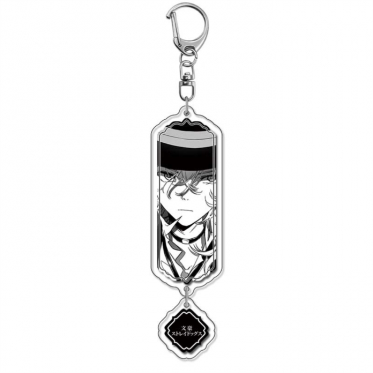 Bungo Stray Dogs Anime peripheral acrylic keychain Long pendant 8.5cm price for 5 pcs