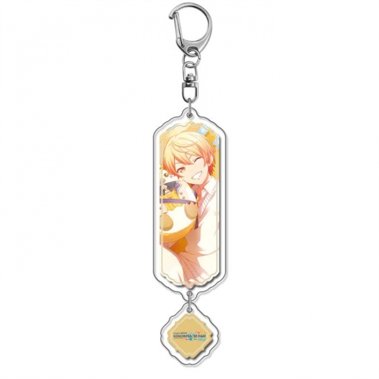 Hatsune Miku Anime peripheral acrylic keychain Long pendant 8.5cm price for 5 pcs